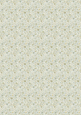 Daisy Chintz Quince – full width — Lewis & Wood fabric