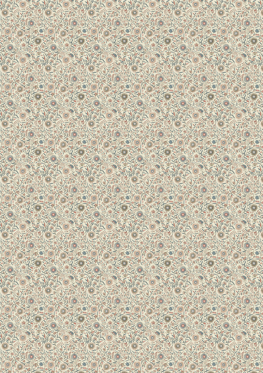 Daisy Chintz Document – full width — Lewis & Wood fabric