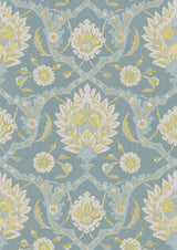 Damascus Verdigris – close-up — Lewis & Wood stof