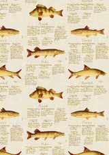 European Fish European Fish – Nahaufnahme — Lewis & Wood Tapete