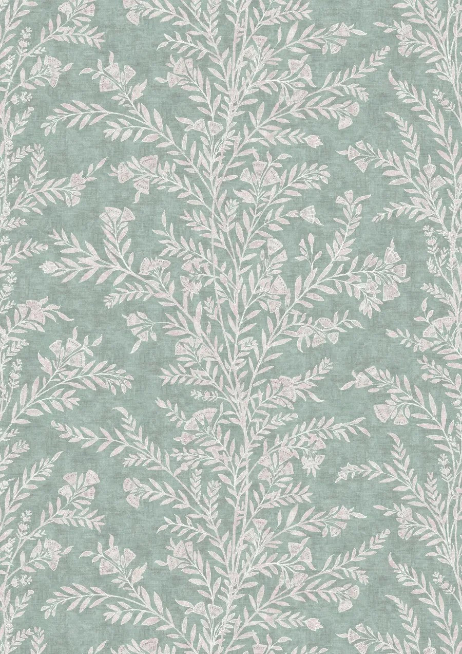Fan Flower Eucalyptus – volle Breite — Lewis & Wood Stoff