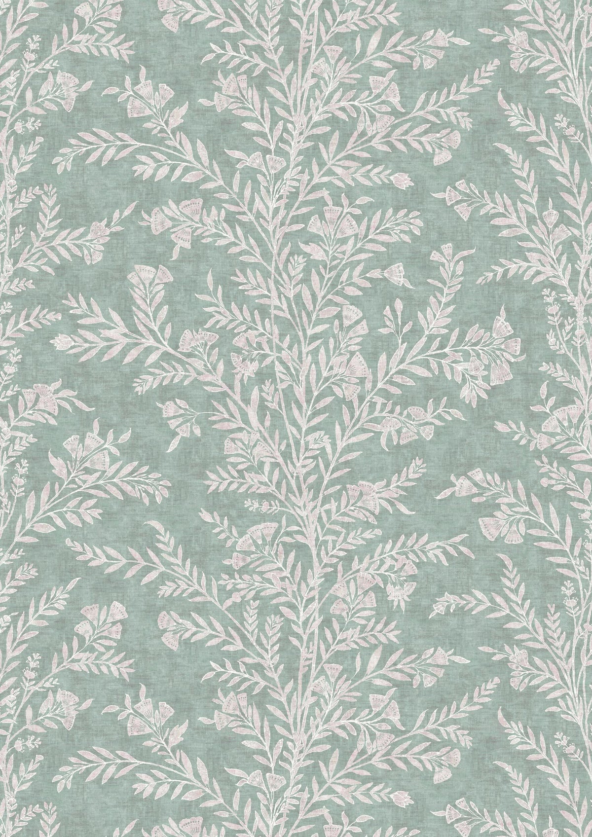 Fan Flower Eucalyptus – volle Breite — Lewis & Wood Tapete