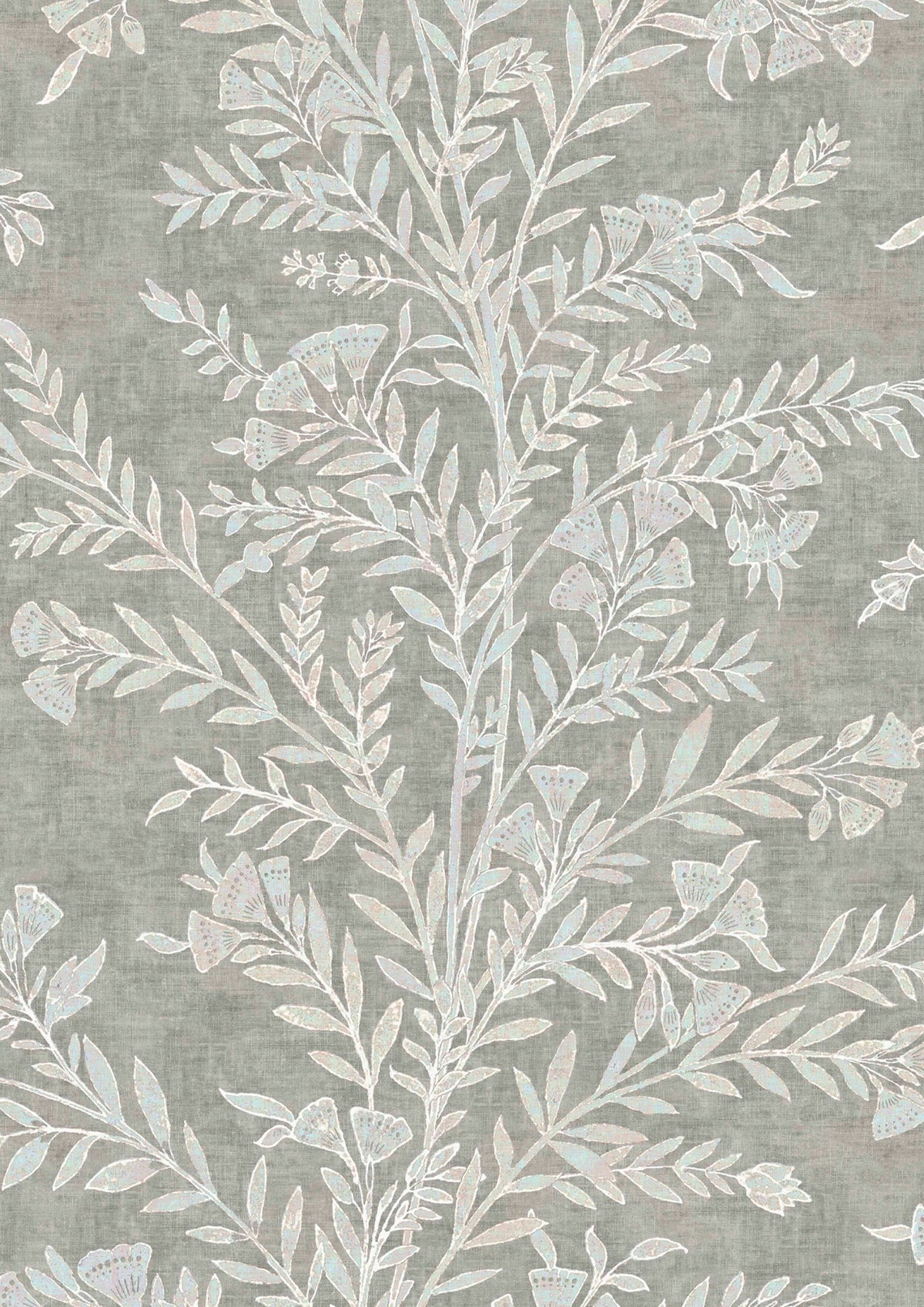 Fan Flower Opal – Nahaufnahme — Lewis & Wood Tapete