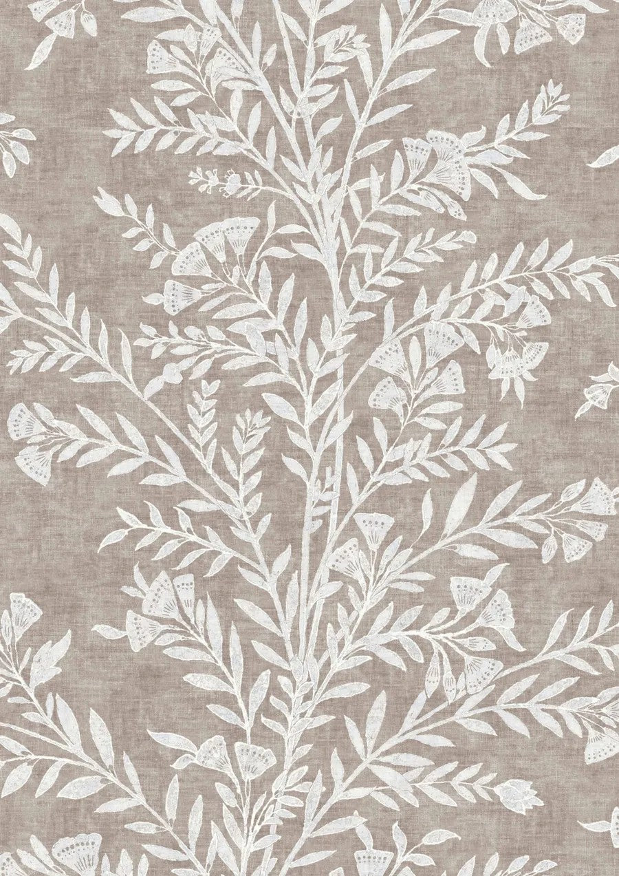 Fan Flower Plaster – Nahaufnahme — Lewis & Wood Stoff