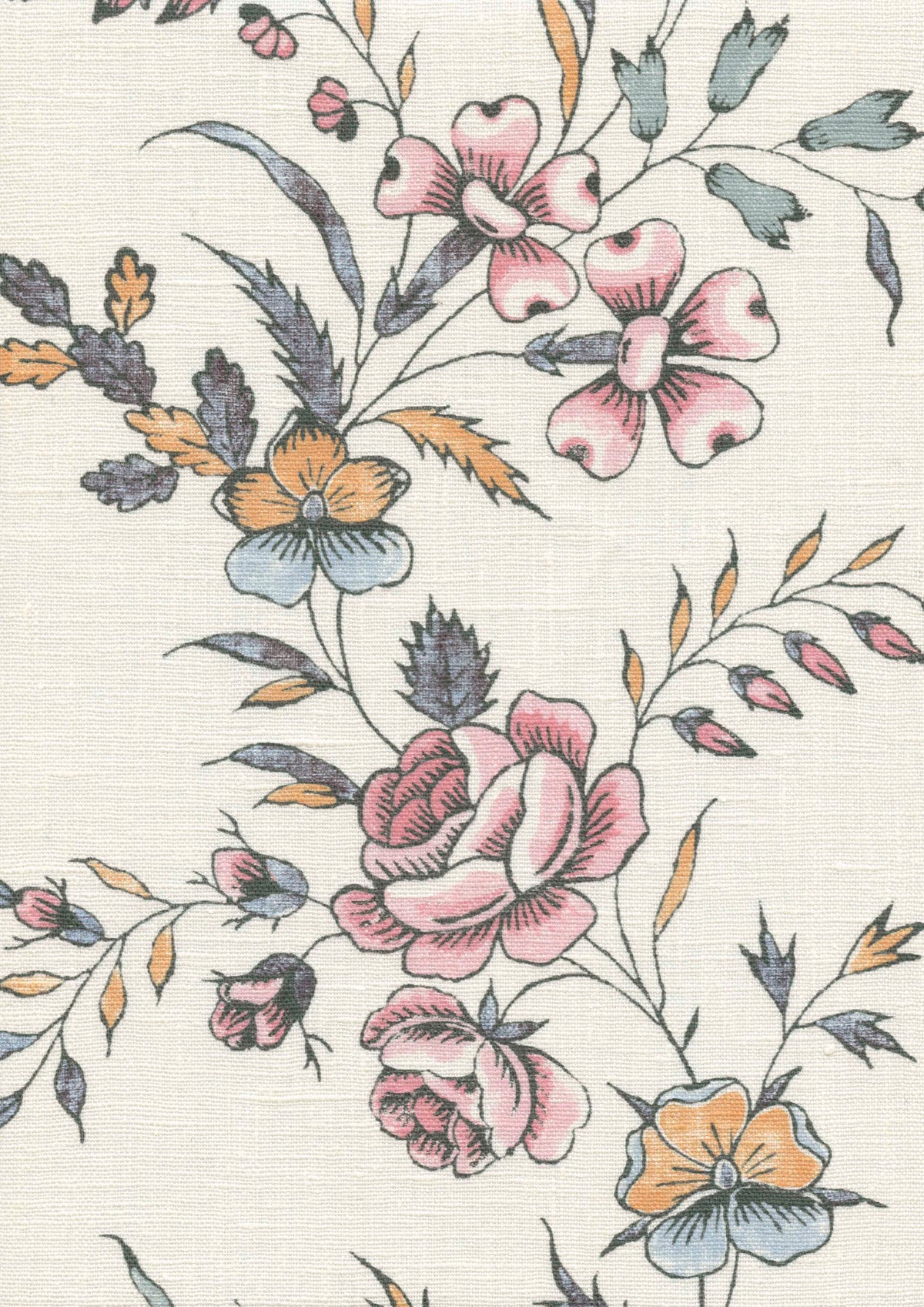 Fleurie Honeysuckle — Lewis & Wood stof