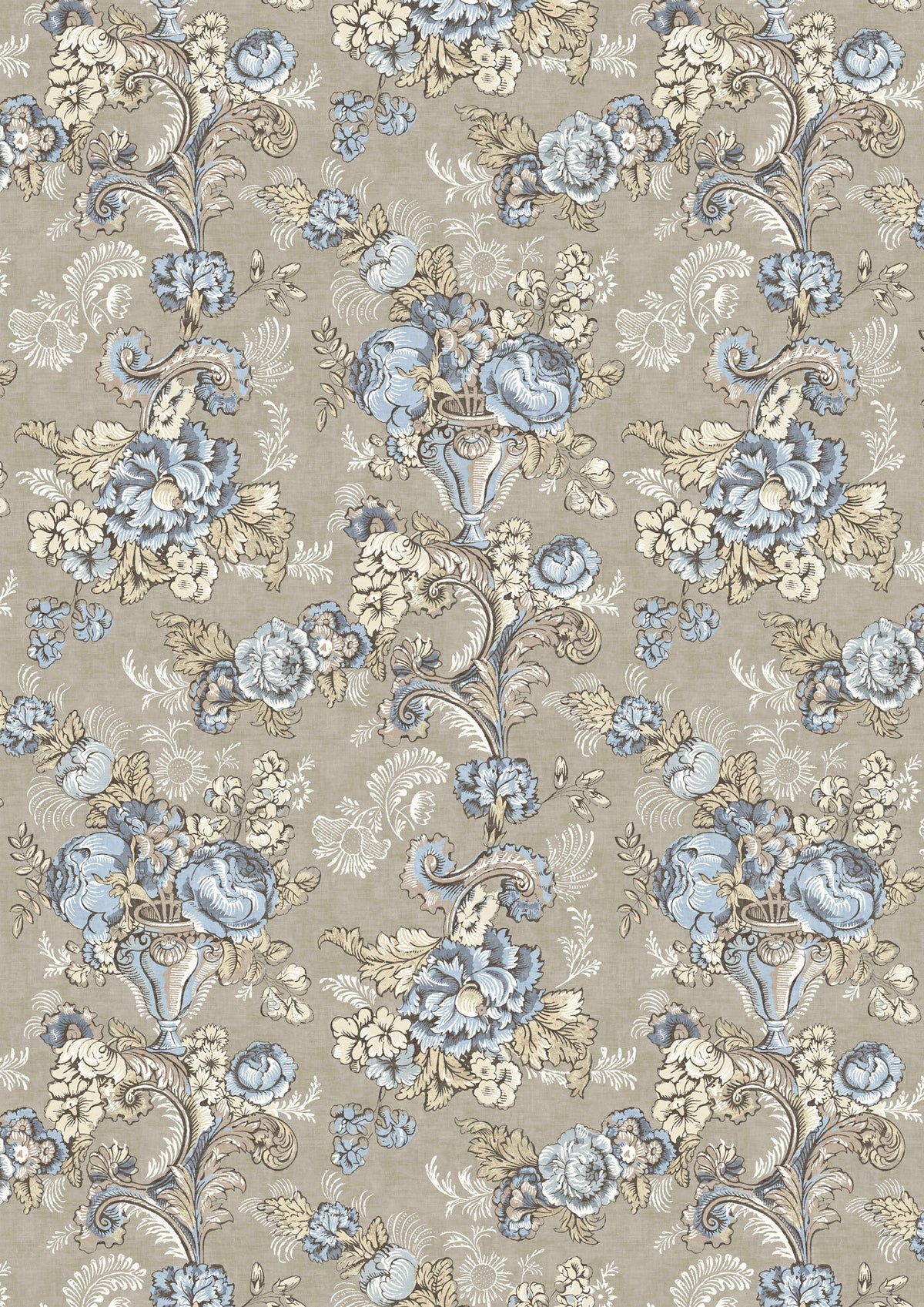 Georgia Blue Oyster – volle breedte — Lewis & Wood stof