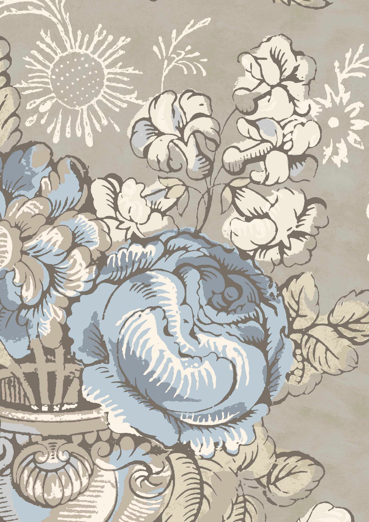 Georgia Blue Oyster — Lewis & Wood Tapete