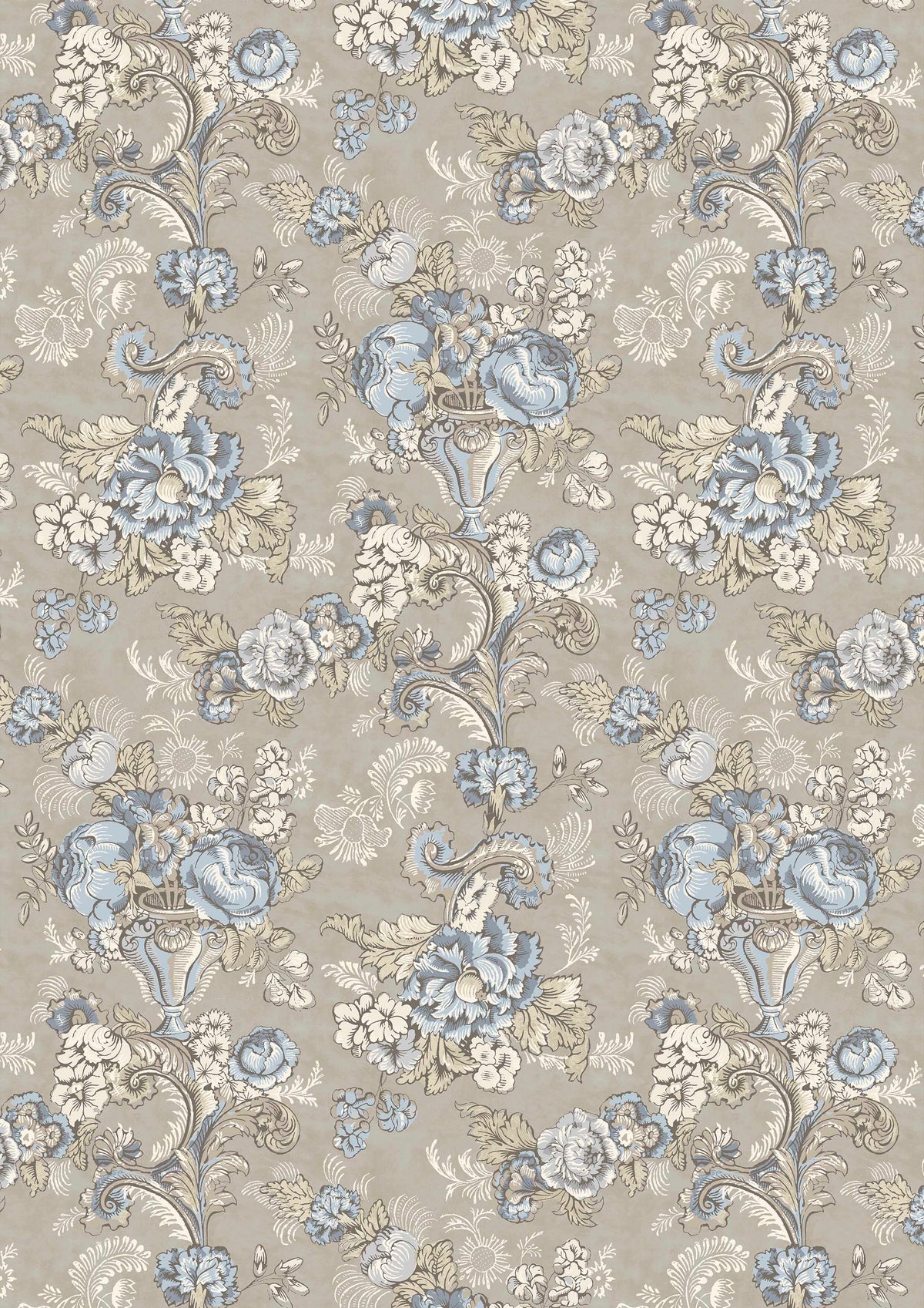 Georgia Blue Oyster – volle Breite — Lewis & Wood Tapete