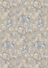 Georgia Blue Oyster – volle Breite — Lewis & Wood Tapete