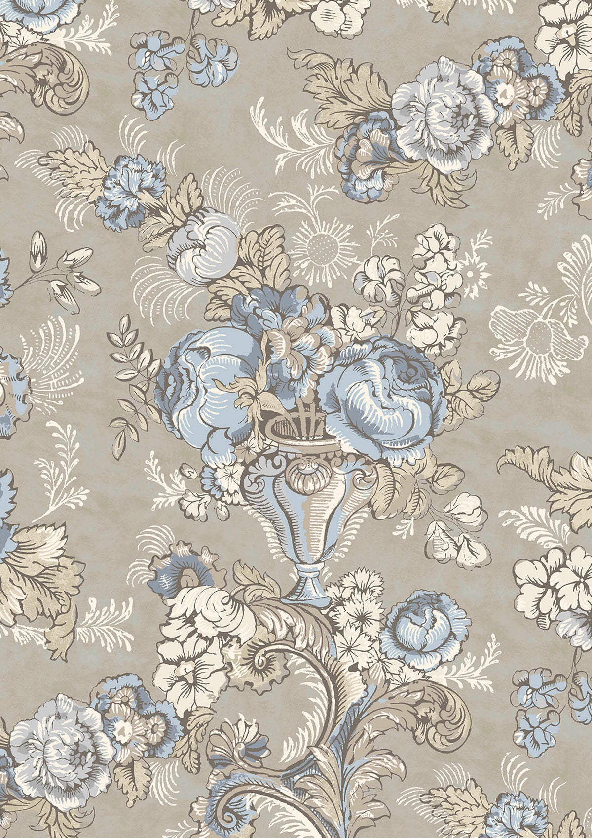 Georgia Blue Oyster – Nahaufnahme — Lewis & Wood Tapete