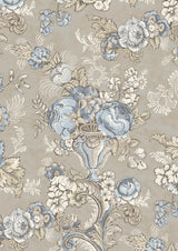 Georgia Blue Oyster – Nahaufnahme — Lewis & Wood Tapete