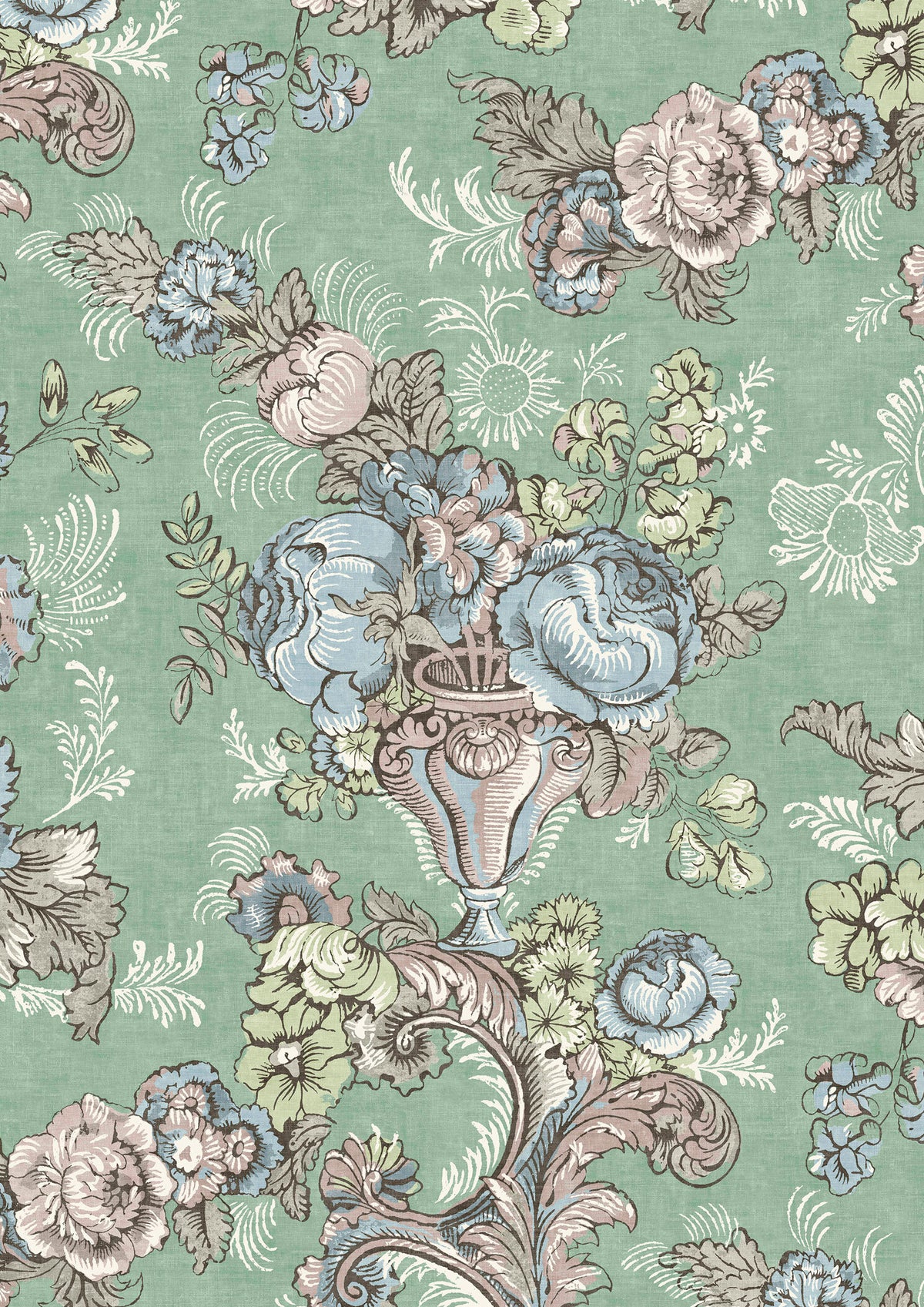 Georgia Flora – close-up — Lewis & Wood stof