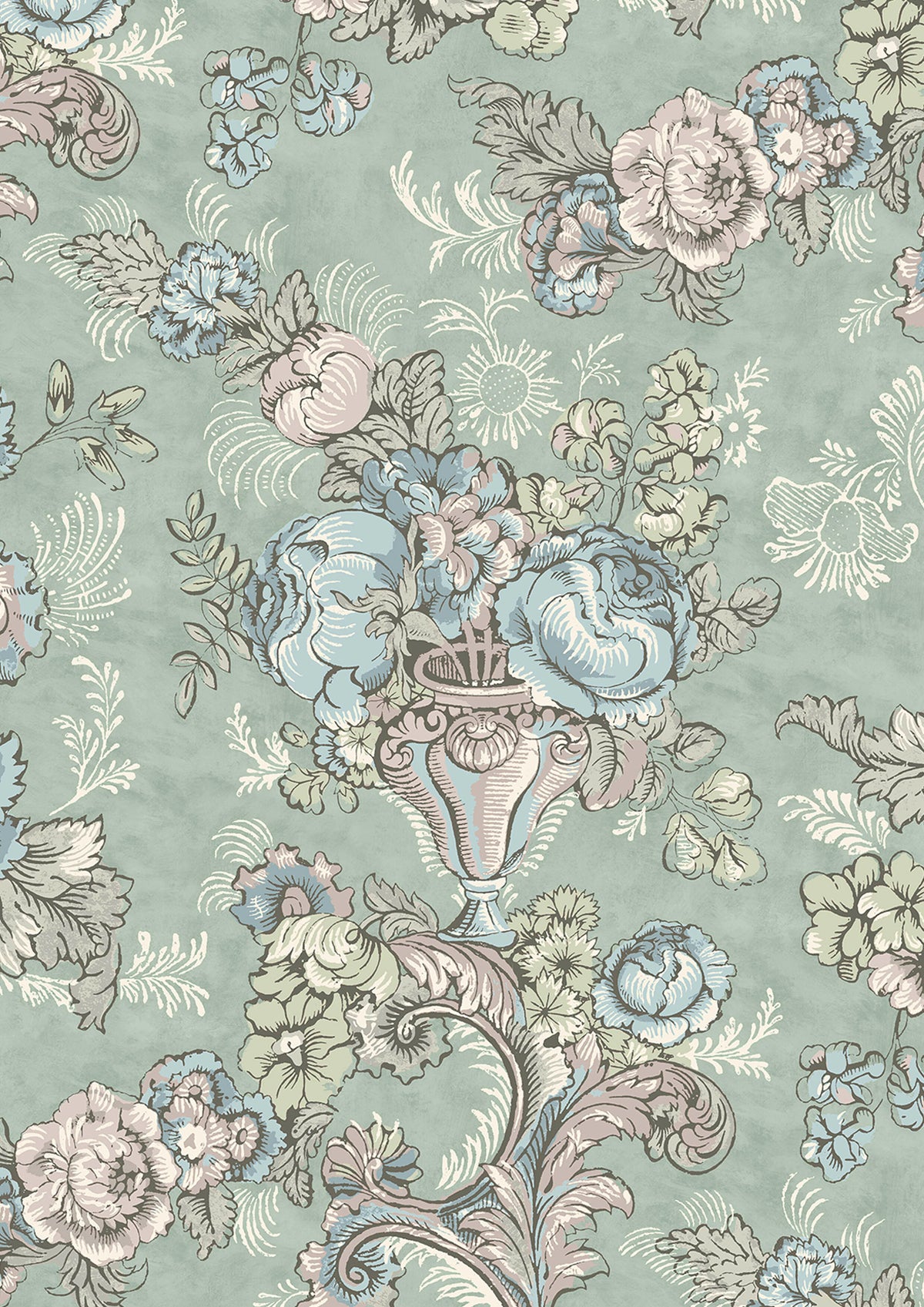 Georgia Flora – Nahaufnahme — Lewis & Wood Tapete
