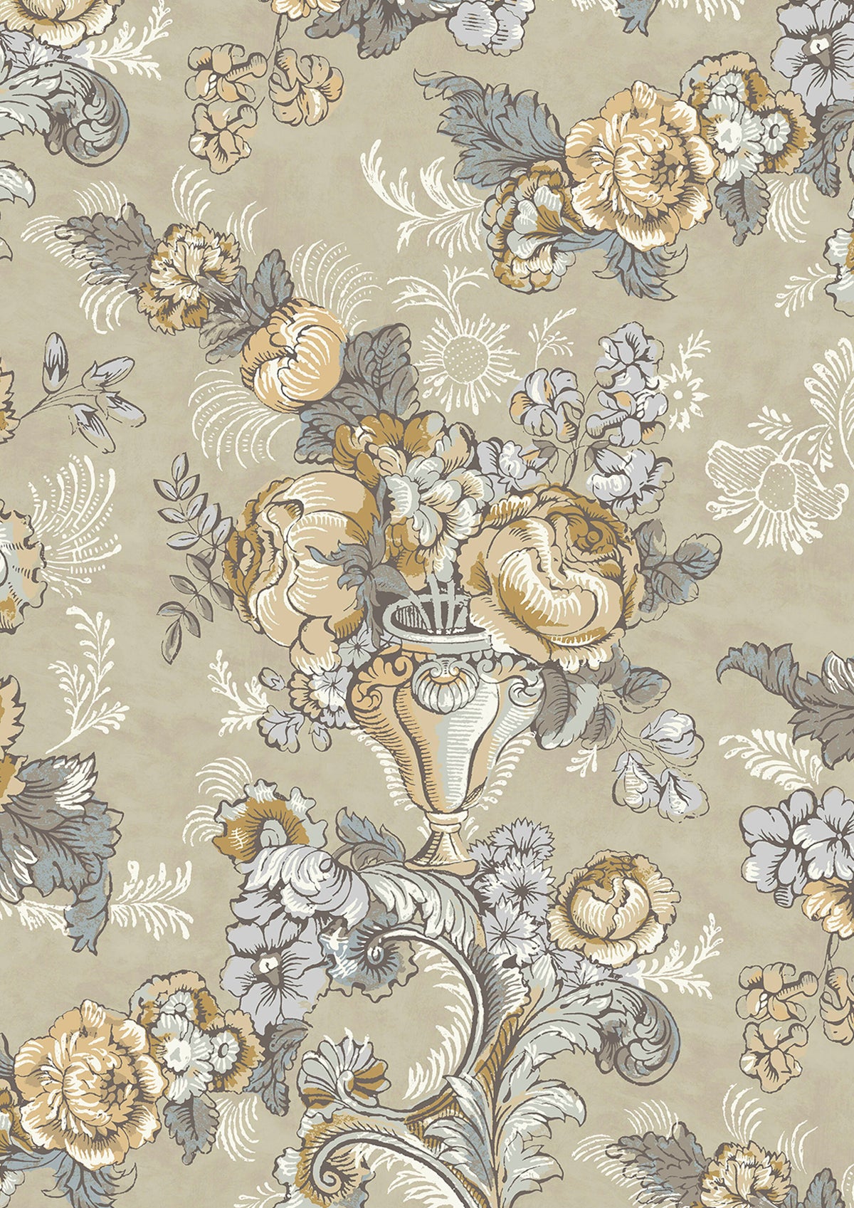 Georgia Gold Slate – Nahaufnahme — Lewis & Wood Tapete