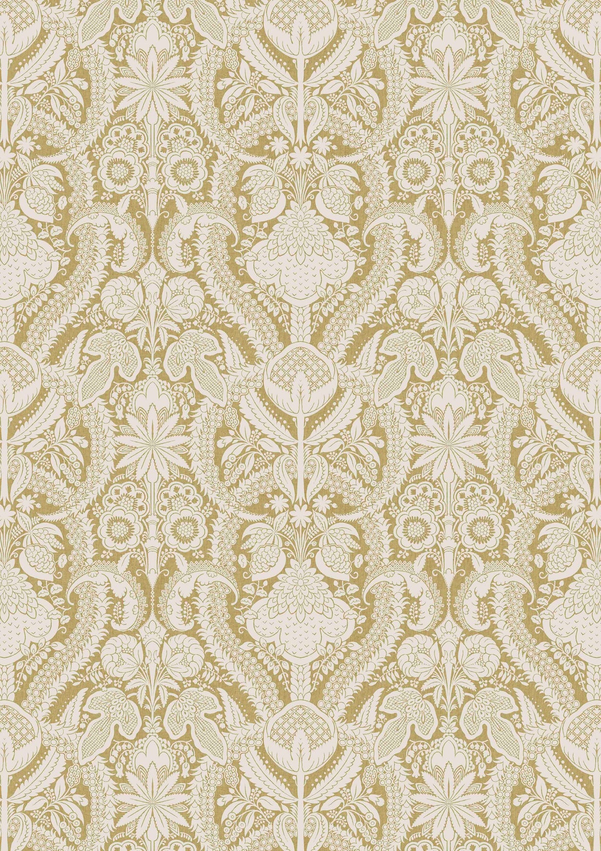 Hanbury Nectar – full width — Lewis & Wood fabric