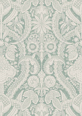 Hanbury Verdigris – närbild — Lewis & Wood tapet