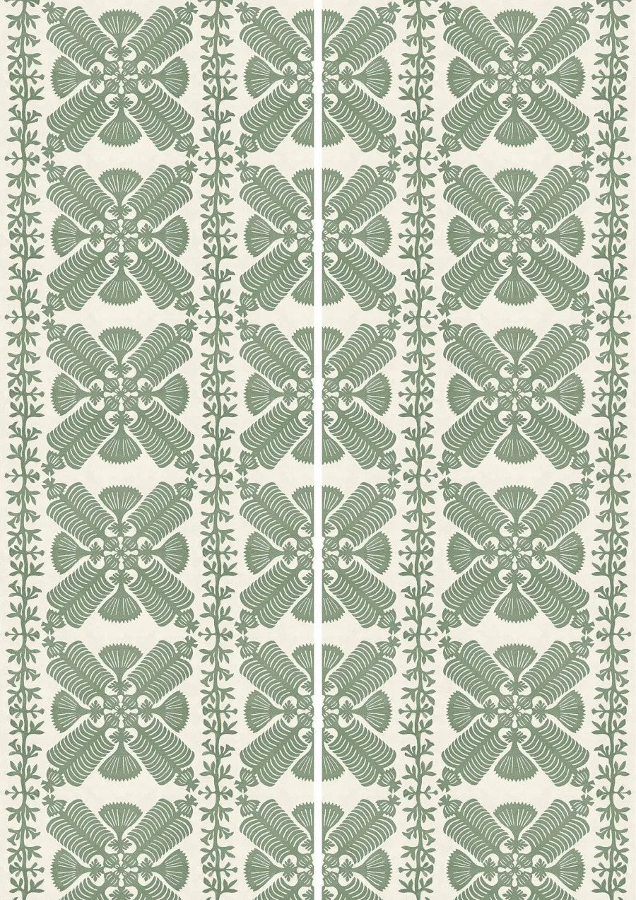 Hawaiian Cactus – full width A+B panels — Lewis & Wood stof