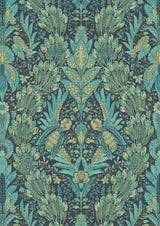 Hawksmoor Peacock – close-up — Lewis & Wood behang