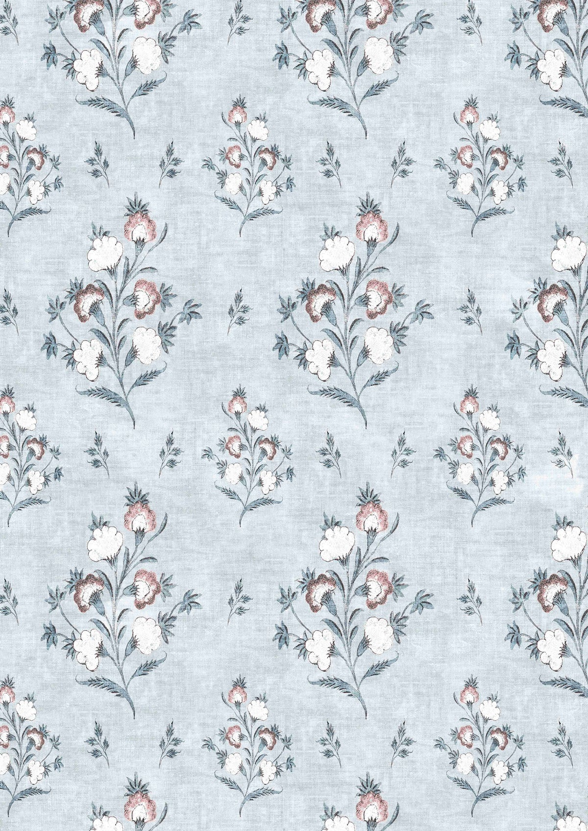 Hindi Rose Persian – Nahaufnahme — Lewis & Wood Stoff