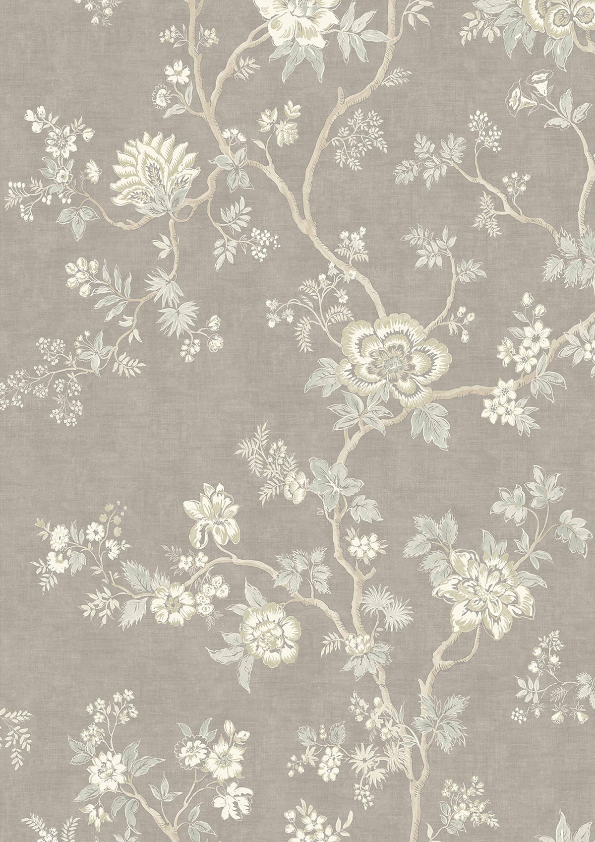 Indienne Hellebore – close-up — Lewis & Wood behang