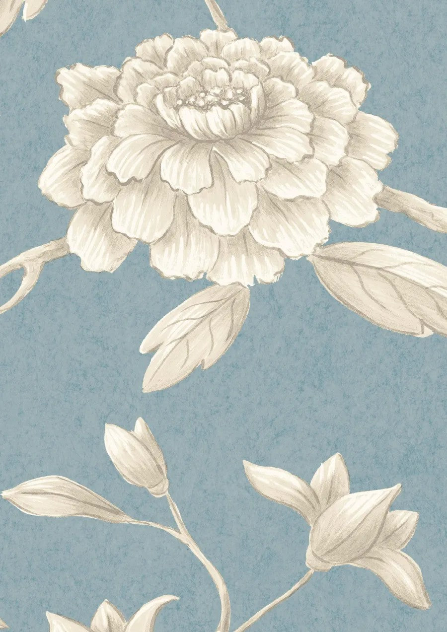 Jasper Peony Wallpaper Sample Celestial