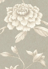 Jasper Peony Wallpaper Sample Pumice