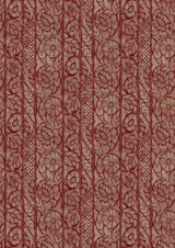 Kashmiri Garnet Gold – volle Breite — Lewis & Wood Tapete