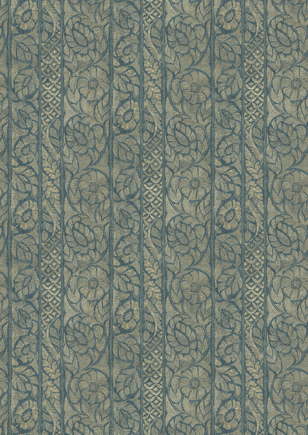 Kashmiri Marmara Gold – volle Breite — Lewis & Wood Tapete