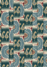 Kimono Cayenne Blue – hel bredd — Lewis & Wood tyg