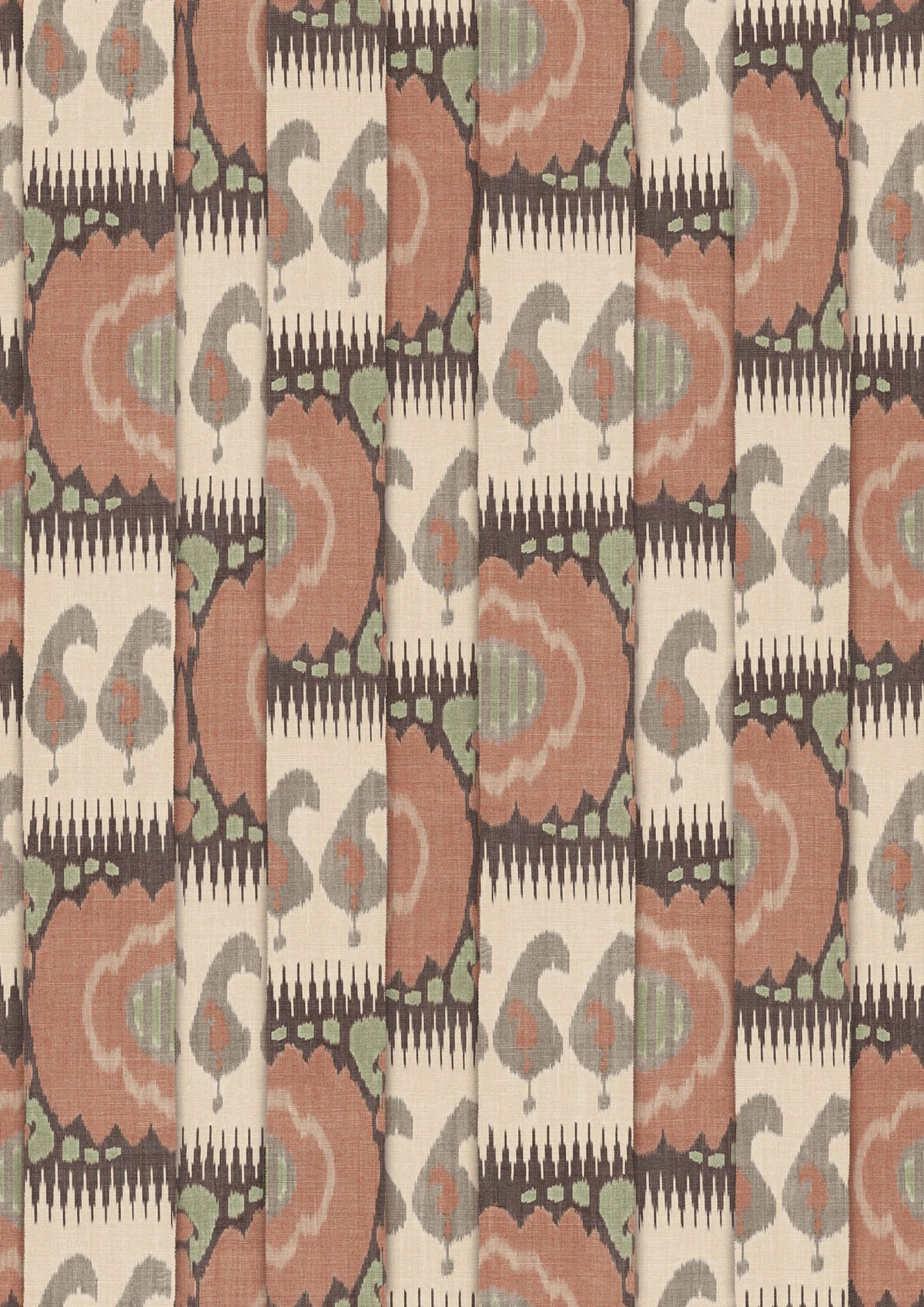 Kimono Ginger Green – hel bredd — Lewis & Wood tyg