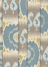 Kimono Saffron Sea – närbild — Lewis & Wood tyg