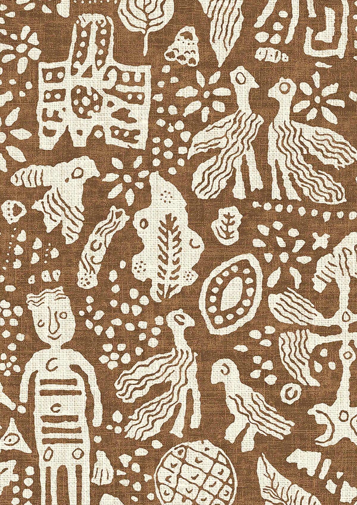 Minna Maze Ginger — Lewis & Wood behang