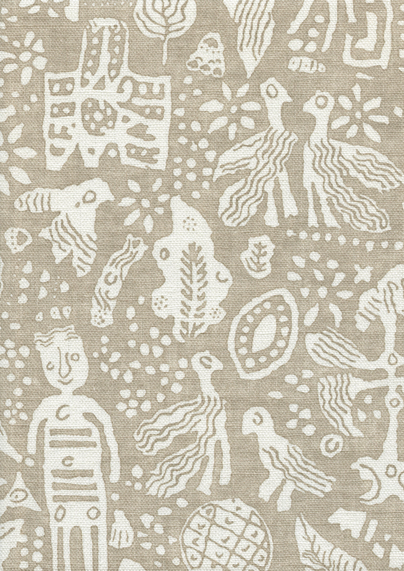 Minna Maze Raffia — Lewis & Wood stof