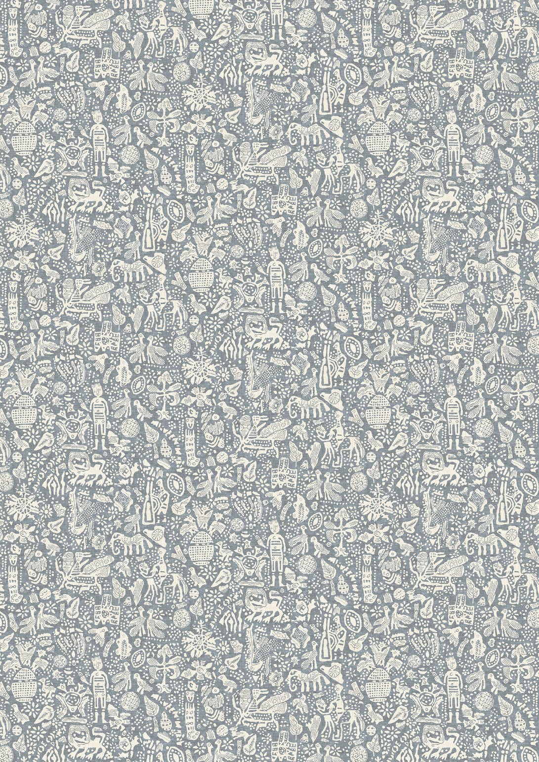 Minna Maze Smoke – volle breedte — Lewis & Wood behang