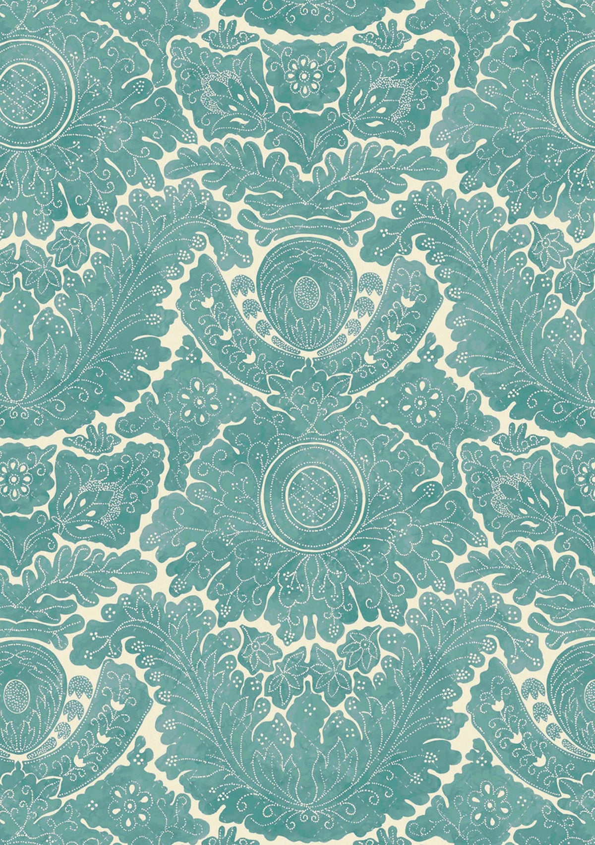 Nantes Baltic Blue – close-up — Lewis & Wood stof