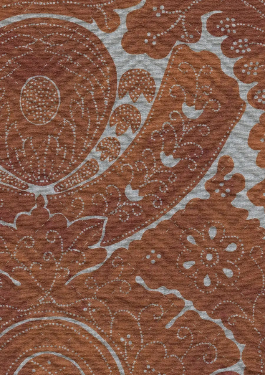Nantes Overdye Ginger Hellebore – Detail — Lewis & Wood Stoff