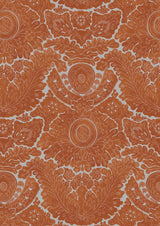 Nantes Overdye Ginger Hellebore – Nahaufnahme — Lewis & Wood Stoff