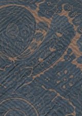 Nantes Overdye Indigo Salmon – Detail — Lewis & Wood Stoff