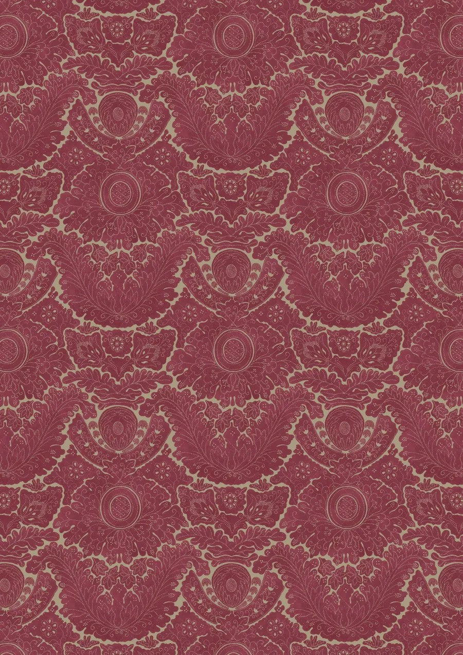 Nantes Overdye Madder Celadon – volle Breite — Lewis & Wood Stoff
