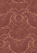 Nantes Overdye Plum Salmon – Nahaufnahme — Lewis & Wood Stoff
