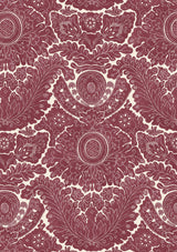 Nantes Plum – close-up — Lewis & Wood stof