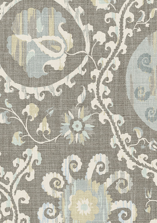 Oxus Casement Blue — Lewis & Wood behang