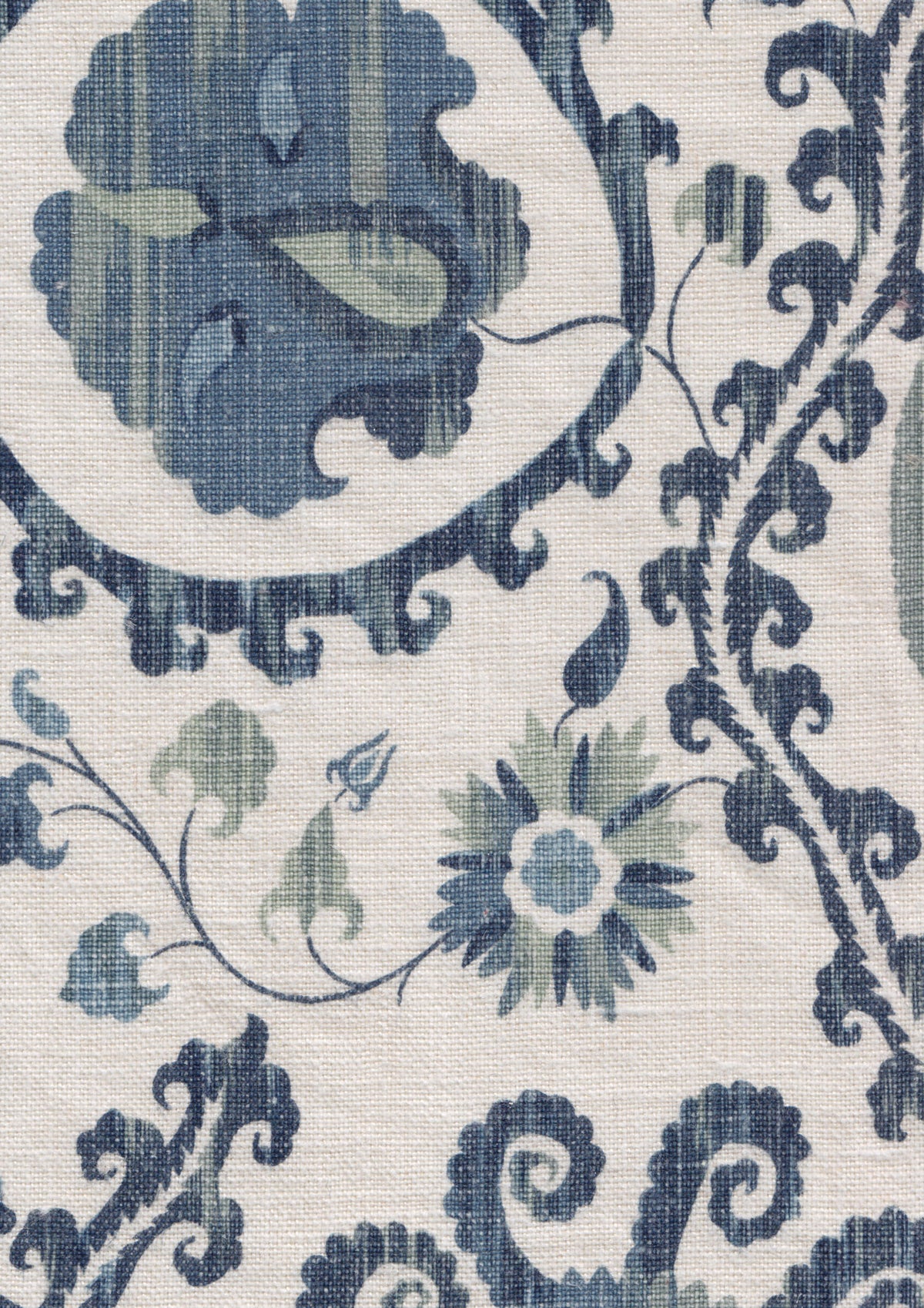 Oxus Cobalt Blue — Lewis & Wood stof
