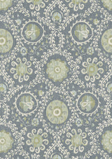 Oxus Persian Green – close-up — Lewis & Wood behang