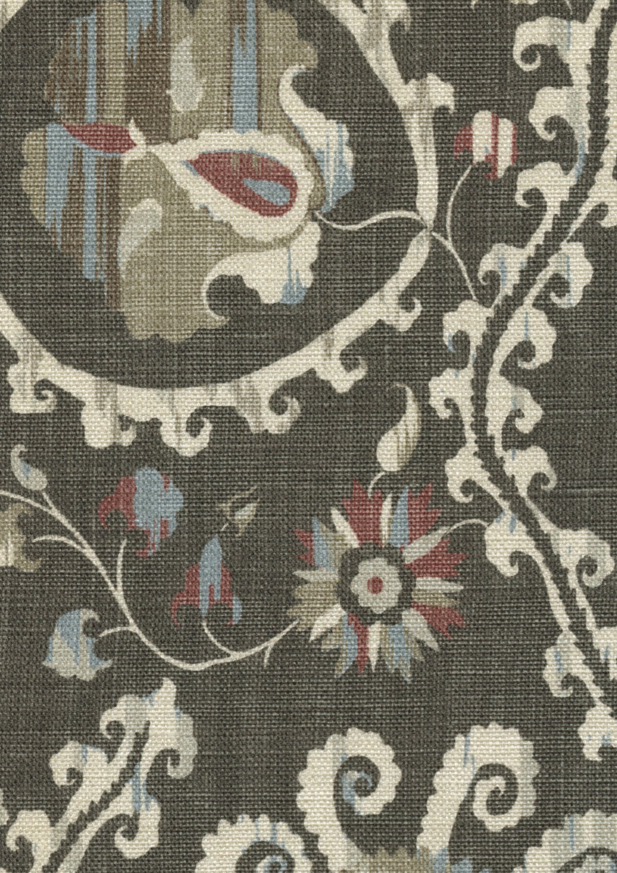 Oxus Turkish Brown — Lewis & Wood stof