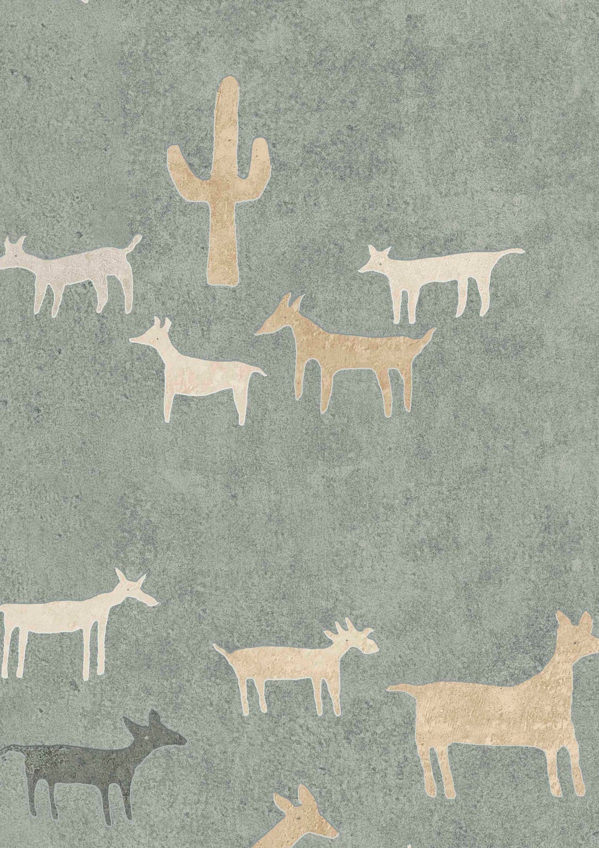Paper Trail River — Lewis & Wood Tapete