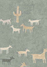 Paper Trail River — Lewis & Wood Tapete