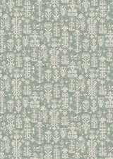 Papyrus Eau de Nil – volle breedte — Lewis & Wood behang