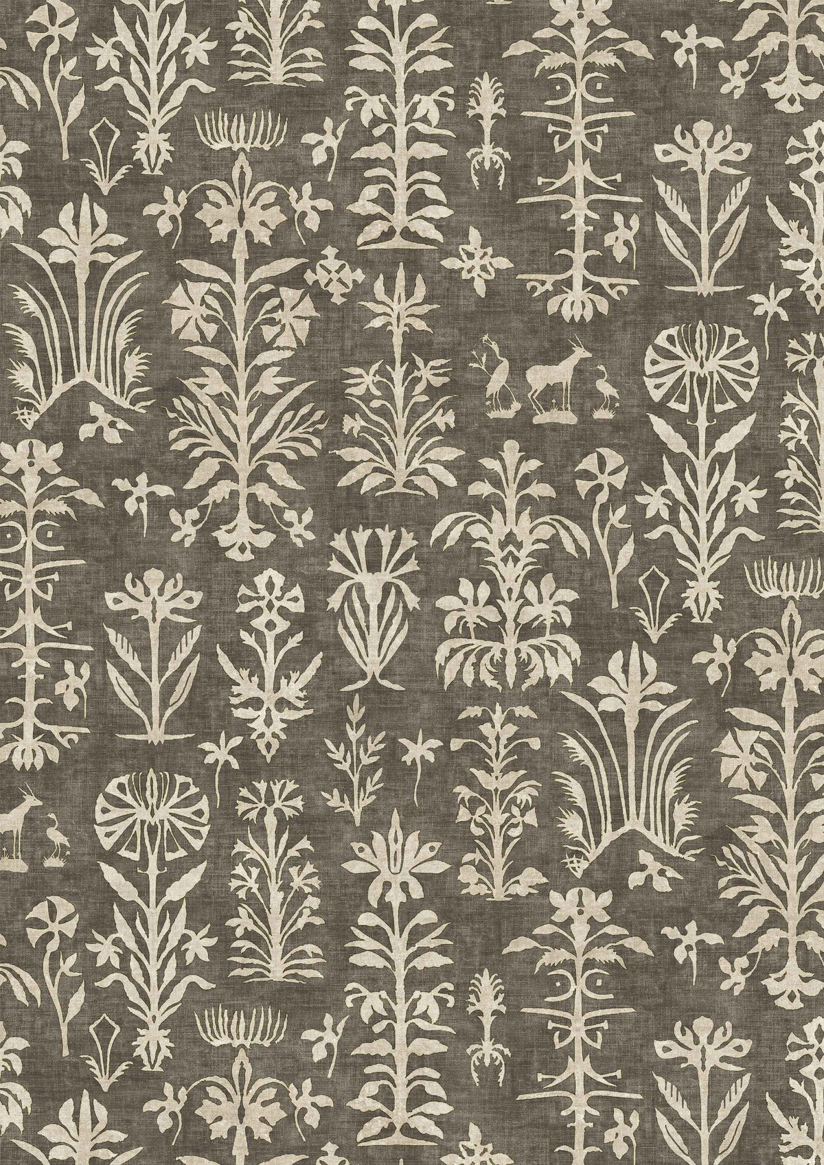 Papyrus Nero – close-up — Lewis & Wood behang