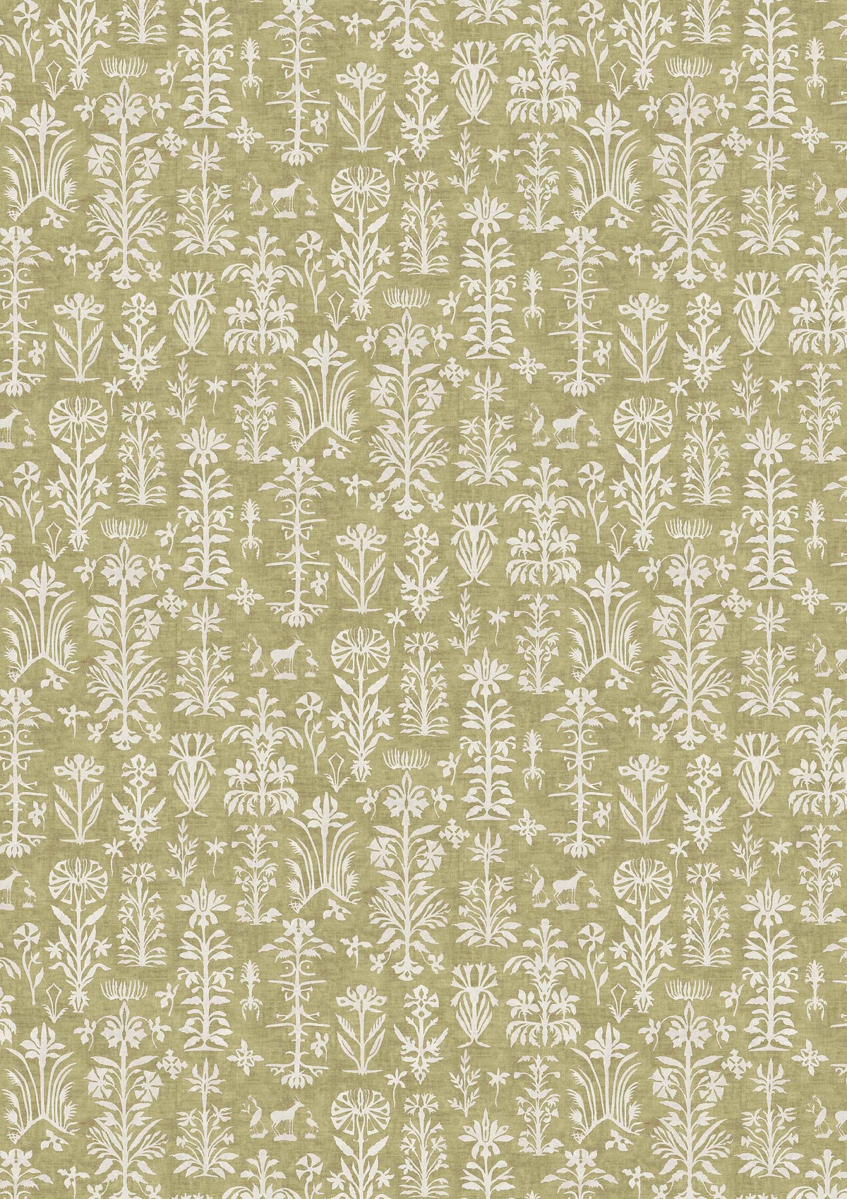 Papyrus Quince – volle breedte — Lewis & Wood behang